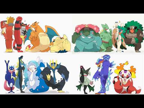 【祝30周年】御三家I字バランス🔥🌱💧（改）