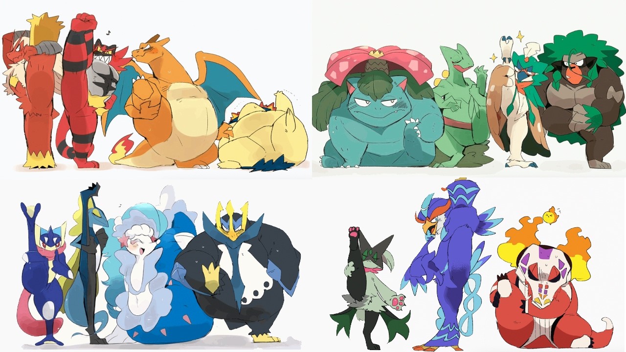 【祝30周年】御三家I字バランス🔥🌱💧（改）