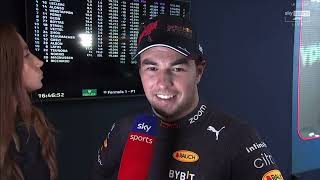 F1 2022 Brazil gp post race Sergio Perez interview