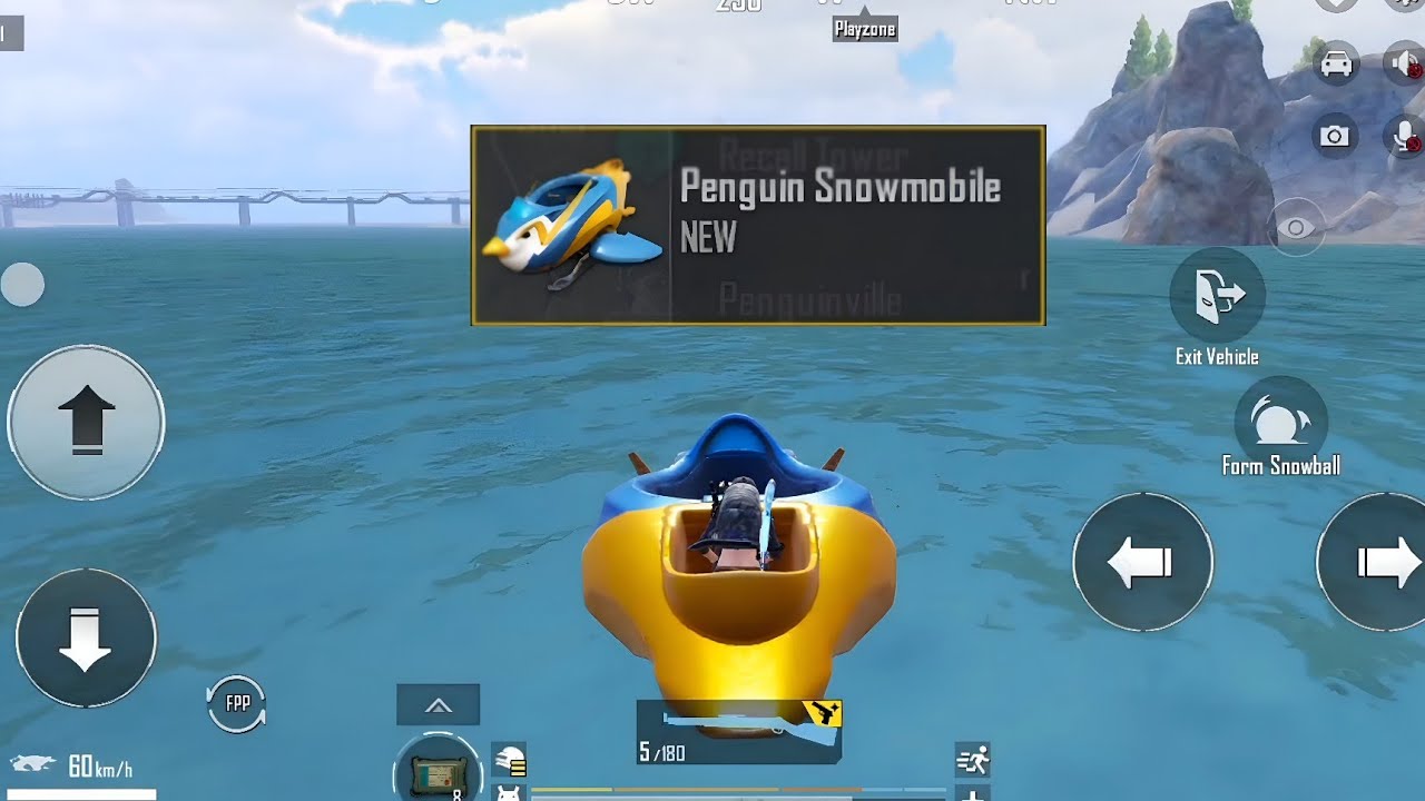 🔴 Penguin Snowmobile Vehicle Locations & How To Ride? | BGMI / PUBG 4.1 Update Tips Tricks-6