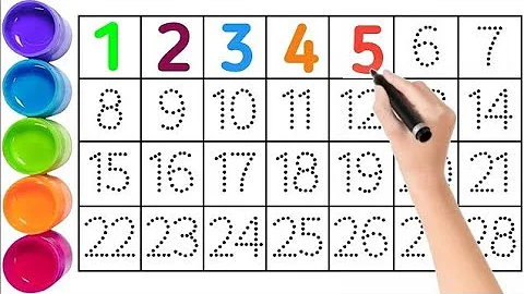 Fun Counting Numbers 1–20 🎨 | Learn Numbers for Toddlers,12345,one two three, kids learn video,EP.02