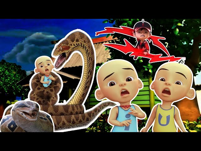 Upin dan Ipin Dis3rang Ular Raksasa di Dunia❗❗🔥🔥 class=