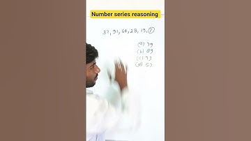 Number series reasoning tricks | Series reasoning tricks | #maths  #series  #shorts