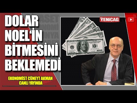 #CANLI #Dolar noel'i beklemiyor | Kaynaklar tükeniyor mu | Cüneyt Akman #altın #euro