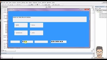 VB QUIZ WITH MCQ AND TIMER | VISUAL BASIC 6.0 | VB6.0