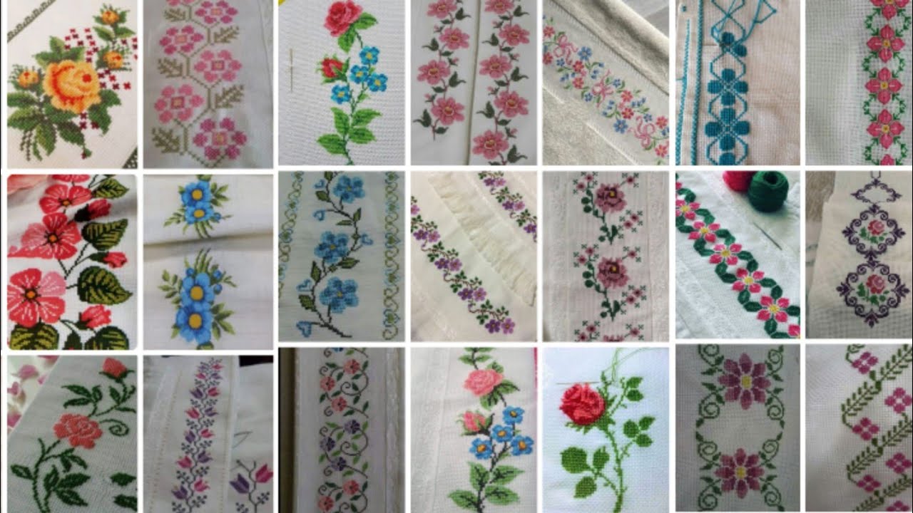 Dusuti Ka Border Design//New Cross Stitch Ason Design//Hand embroidery