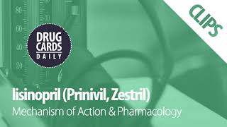 Lisinopril Mechanism of Action Pharmacology Drug Cards Daily Clips