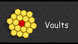 Vaults in Hexagonal Cell Machine (Cellular Automaton) | Polymachine