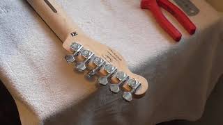 Squier Telecaster tuners upgrade Part 2