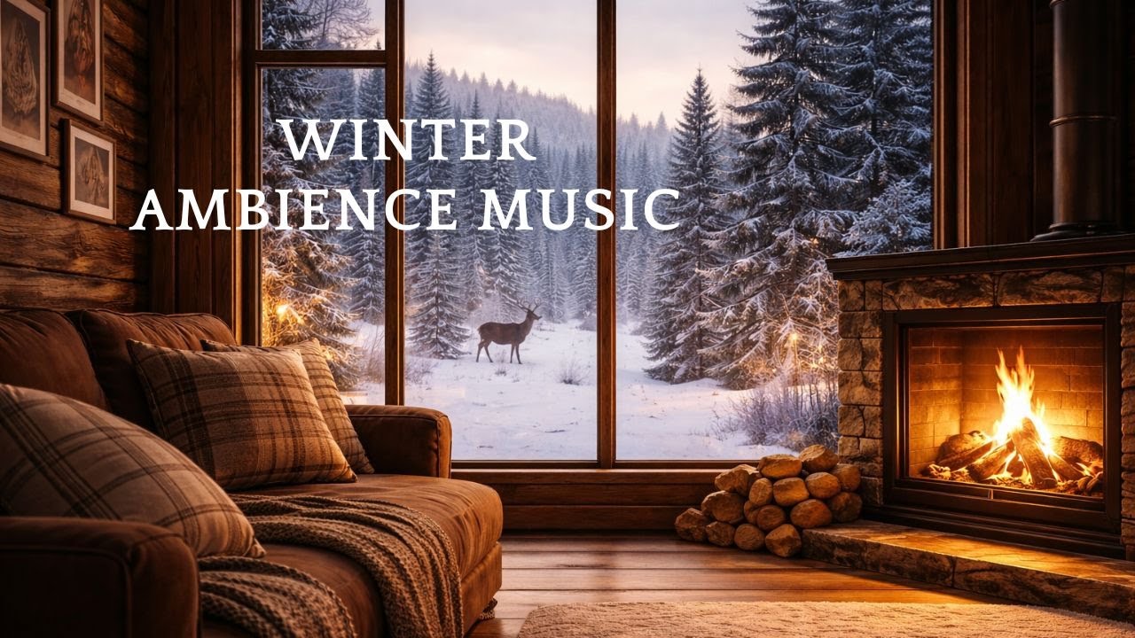 Winter Ambience Music | Instrumental Music for Sleeping 😴 Peaceful Music for Mind Relaxation