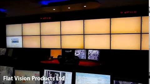 Flat Vision Products Ltd Control Room Video Wall