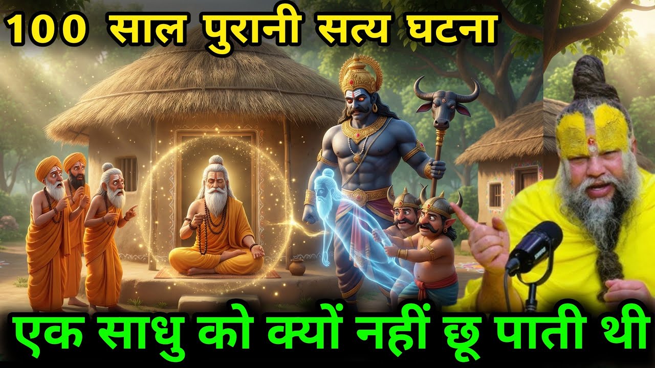 100 साल पुरानी सत्य घटना एक साधु को क्यों नहीं छू पाती थी  | Premanand Ji | #premanandjipravachan 