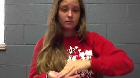 ASL 101 Video Olivia