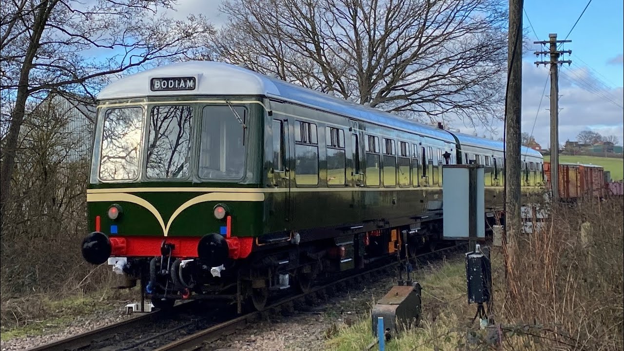 Weekend railways Ep2| 1.2.25 | beautiful day at the Kent and east Sussex Railway| new DMU dabut