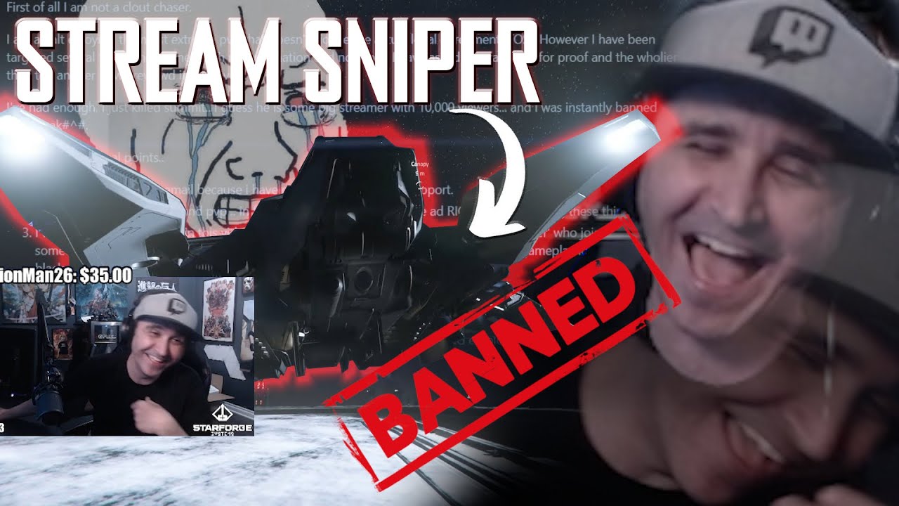 We Escorted Summit1G on Star Citizen and made Stream Snipers MAD!!