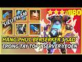 TUẤN CƠM HÀNG PHỤC BERSERKER 3 SAO TRONG TAY CỦA TOP 1 SERVER YEQEN | AUTO CHESS MOBILE 1180