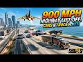 900 MPH HIGHWAY LIFT-OFF! Cars vs Truck vs Fighter Jet ✈️ vs 🚗
