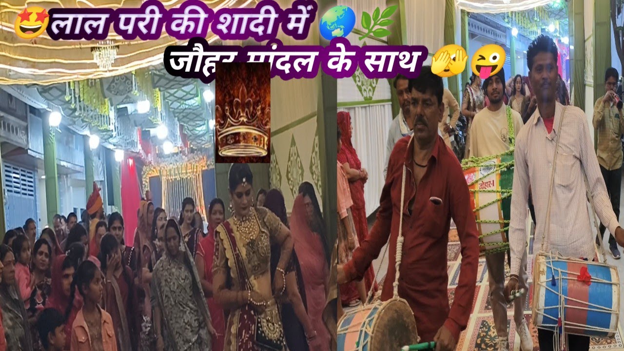🤩 लाल परी की शादी में जौहर मांदल के साथ में धमाकेदार एंजॉय 🥰😁✨🔥🌏🌿 #kailash bhinde Mandal master 