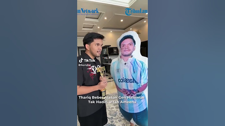 Thariq beber alasan Gen Halilintar tak hadiri di ultah Ameena - @TRIBUNLAMPUNGNEWSVIDEO