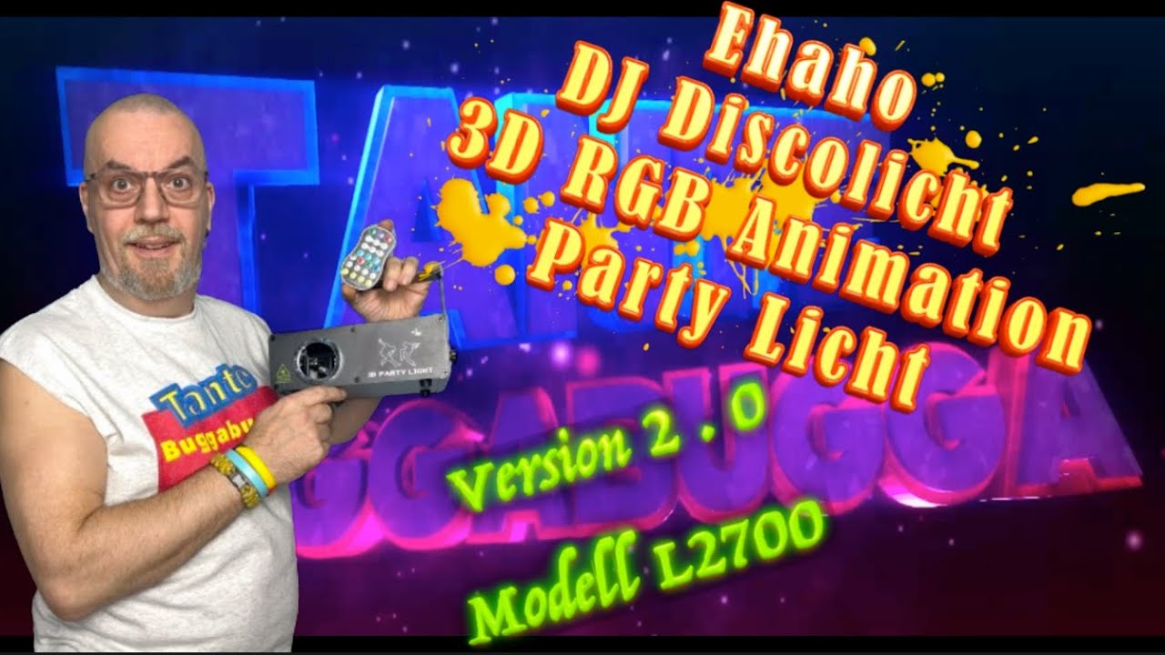 Ehaho DJ Discolicht / Partylicht / Effektstrahler / L2700