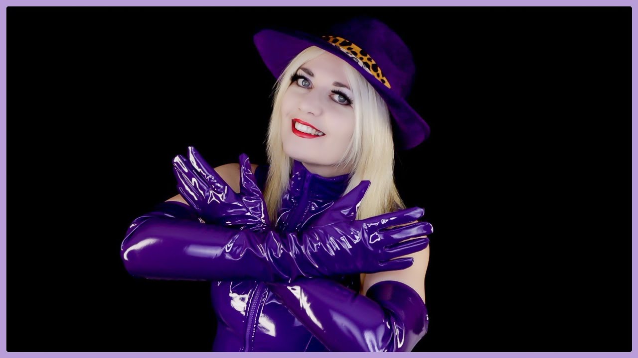 ASMR Purple PVC Paradise - Intense Ear-to-Ear PVC Sounds (Gloves & Bodysuit)