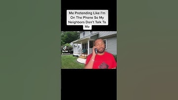 How Introverts Pretend To Be  On Their Phone So Their Neighbors Won’t Talk To Them #introvert