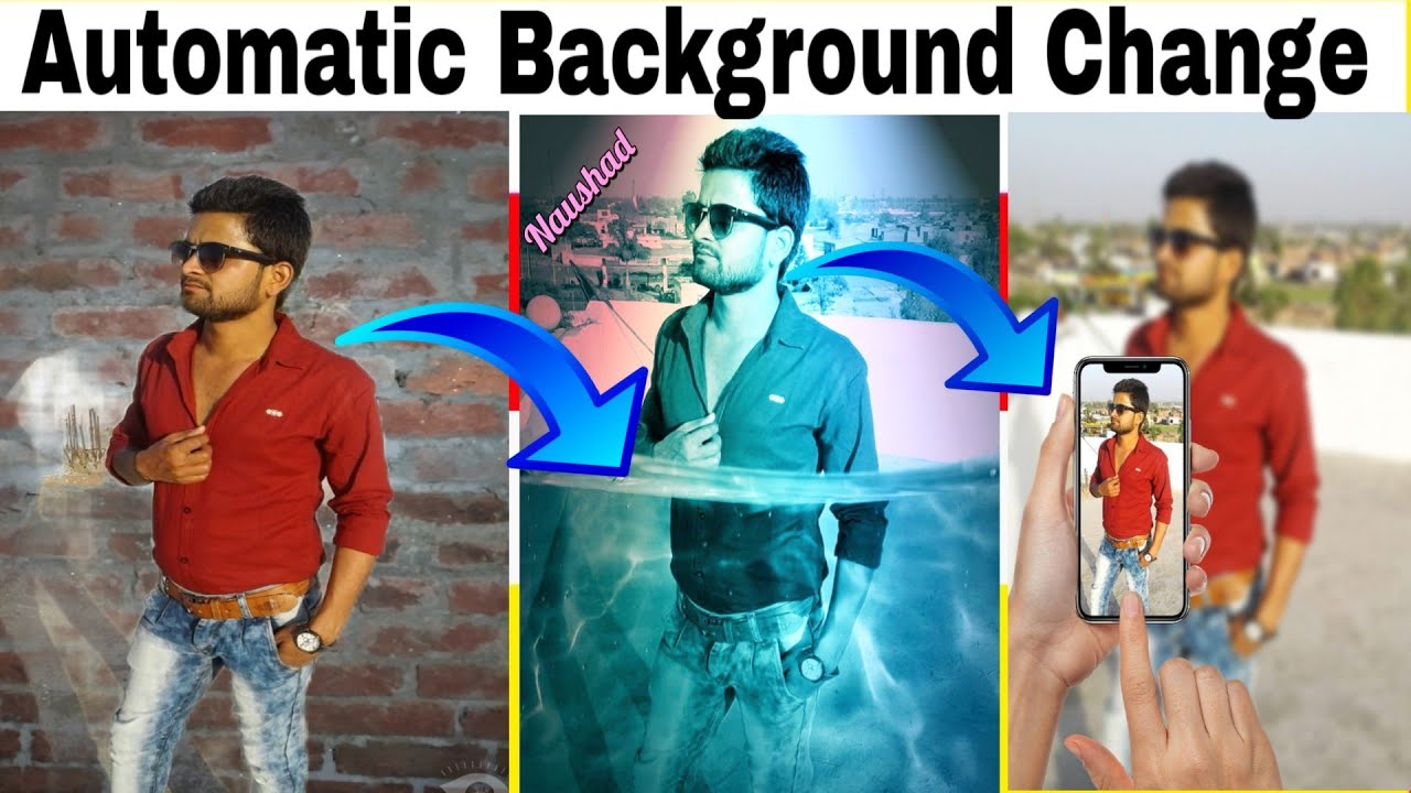 How to change photo background | photo ka background change kaise kare | Background  changer app - YouTube