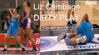 Liz Cambage got in a heated altercation with the Nigeria Team.  Look at her previous DIRTY WORK