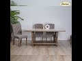 Elevate Your Space: Introducing the Cristina Dining Table Set #durianforhome #luxuryfurniture