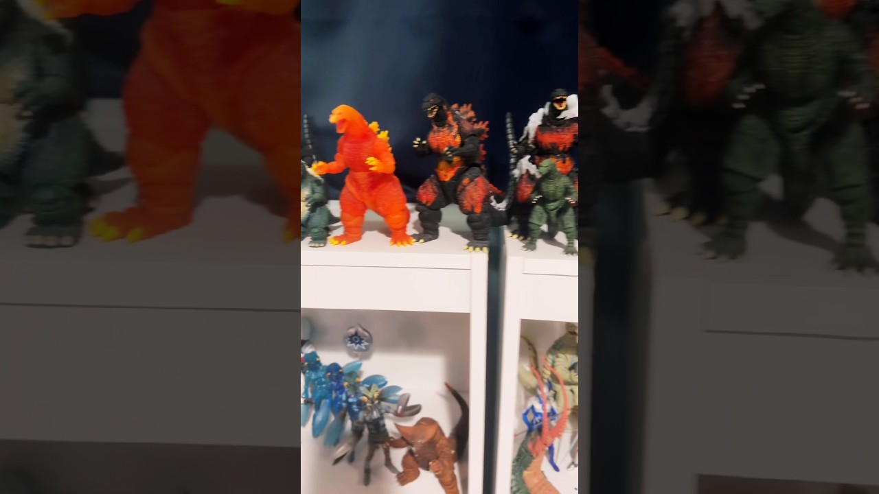 Организация моей коллекции Годзиллы 