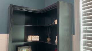 GarveeHome Corner Bookshelf, 71 8 in Farmhouse Corner Bookcase Review