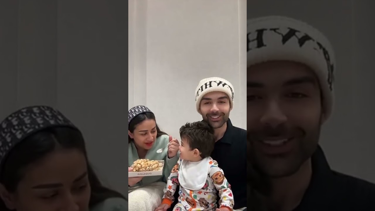 فرح الهادي وعقيل | ادم عجبه الاكل 🥰