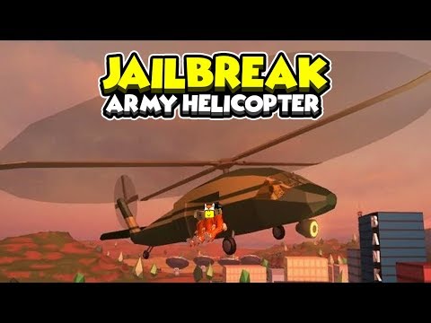 New Military Helicopter In Jailbreak 1 Year Update Roblox - how to get a helicopter in jailbreak beta roblox