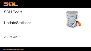SDU Tools 58 UpdateStatistics on SQL Server tables
