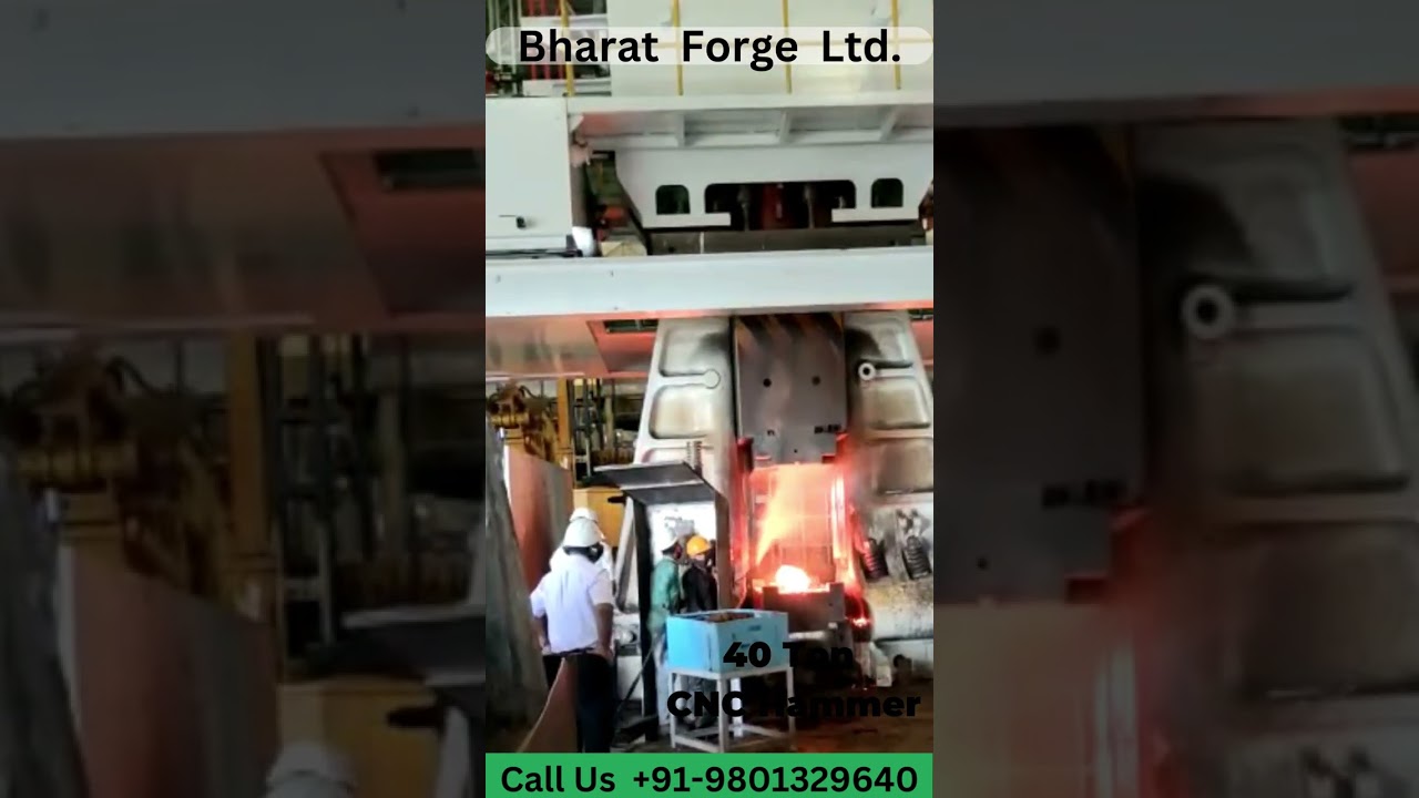 Crank Shaft Forging on 40 Ton CNC Hammer | Big Size Hammer | CNC Hammer | Automotive Forging