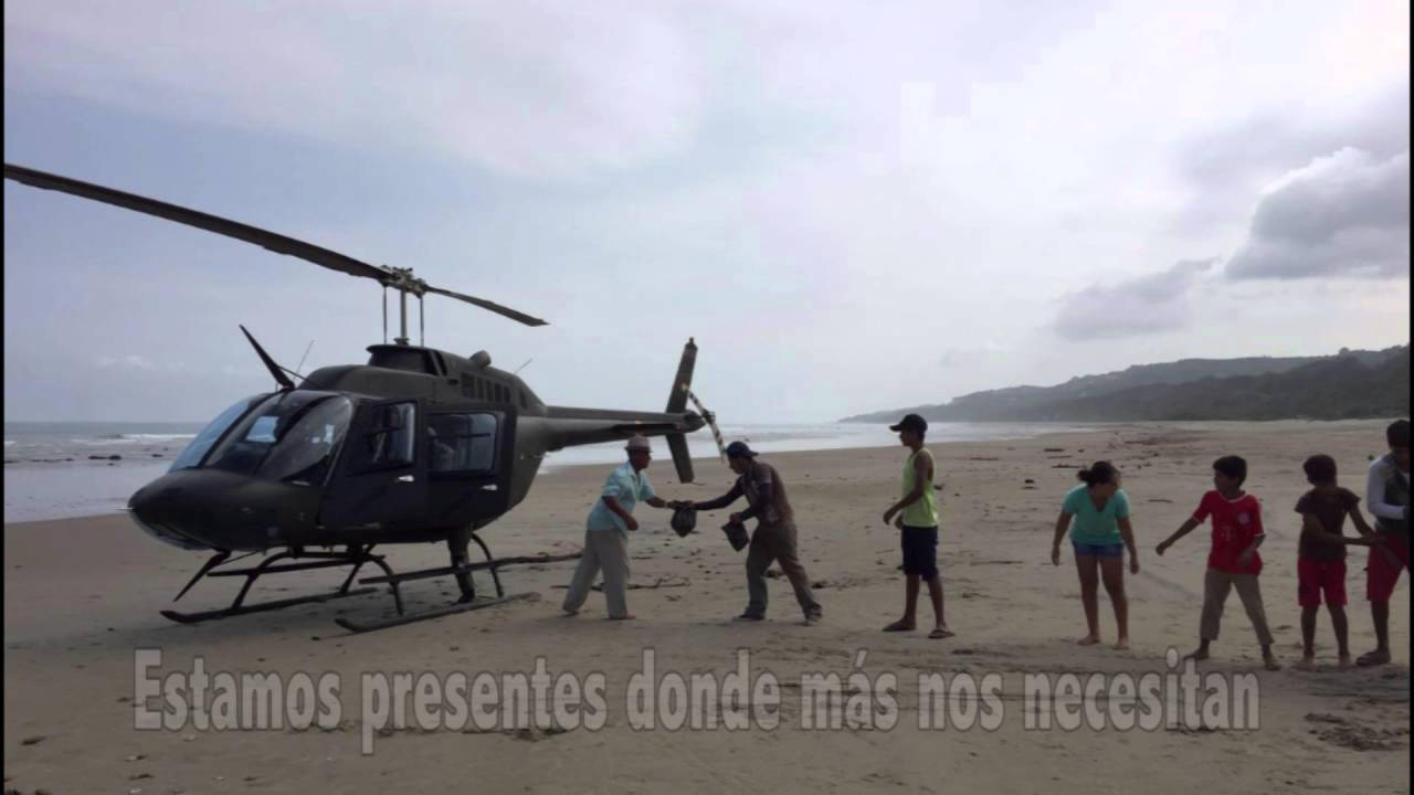 Helicópteros de FF.AA. de Ecuador y Perú llegan con ayuda humanitaria