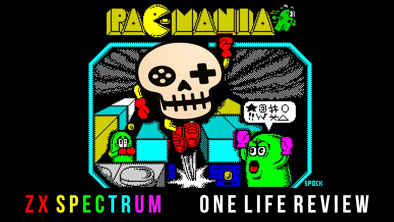 サニアラズ e.p. Pac Mania - ZX Spectrum One Life Review (with commentary) - YOGOL