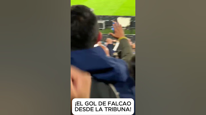 ¡EL PRIMER GOL DE FALCAO EN EL CAMPIN DESDE LA TRIBUNA!