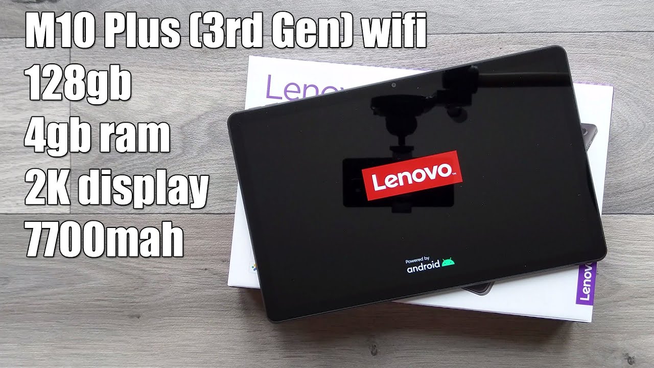 Lenovo Tab M10 Plus (3rd Gen) Wifi - Tablet 128GB, 4GB RAM unboxing setup &  review #lenovo #tablet 