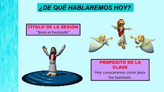 El bautismo de Jesús - 1er grado