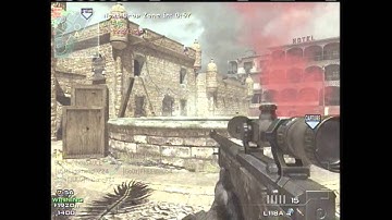 MW3 Drop Zone Quickscoping Gameplay