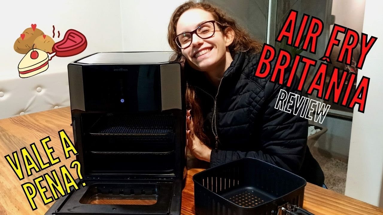 AIR FRY BRITÂNIA OVEN 3 EM 1 VALE A PENA? | Review completo | Tem até luz!