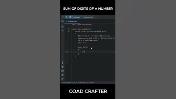 Sum Of Digits In Java  Using While Loop | Beginner Friendly