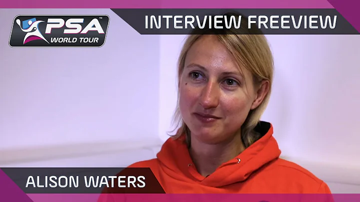 Squash: Alison Waters - Interview Freeview