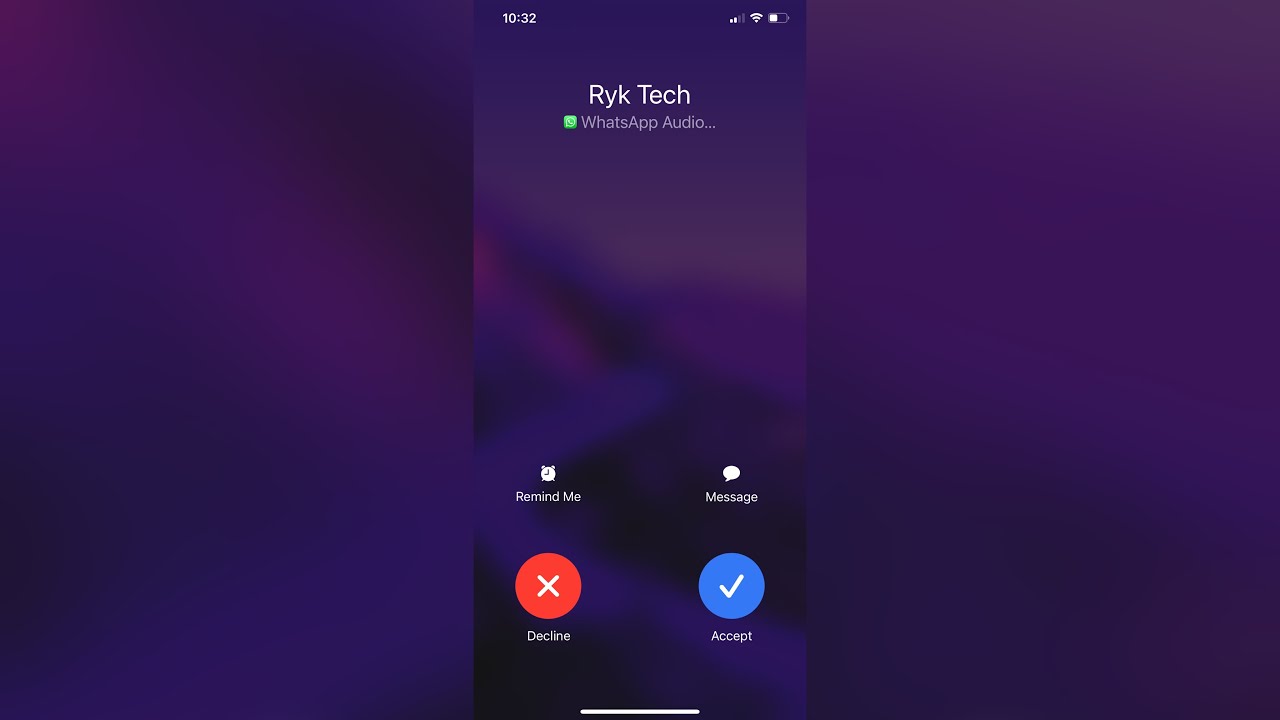 Reflection iPhone Ringtone Call Screen iOS 15 YouTube