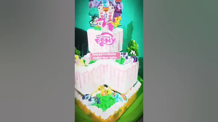 bolu tingkat sudut topper little pony