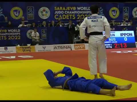 World Judo Championships SARAJEVO 2022 ARGYNBEK Nurlybek (KAZ) 66KG