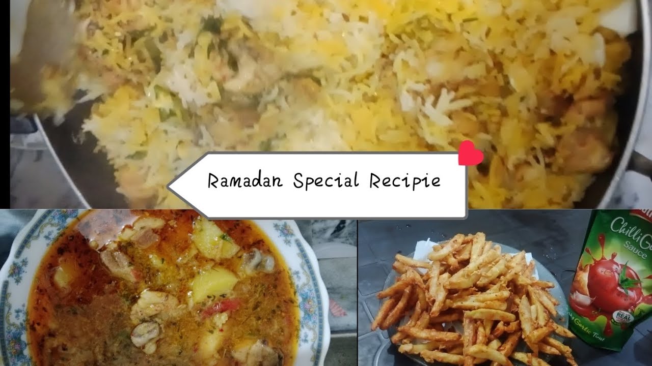 Baryani , Aloo Chicken And fries Recipe | Ramadan Special Recipes | Recipe By Mrs. MR