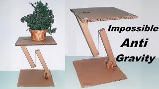 Make an Impossible Anti Gravity Structure Science Project at Home | Impossible Floating Table Build.
