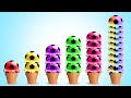 Learn Colors with Ice cream🍦| Educational Videos For Kids | Captain Discovery